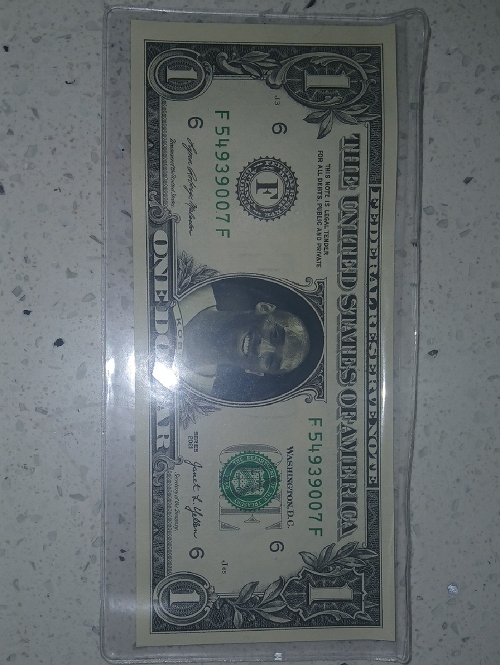 Kobe Briant One Dollar Bill